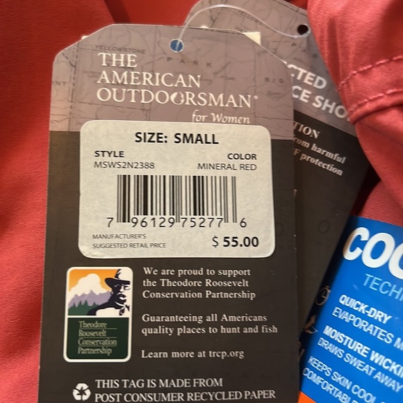 The American Outdoorsman for Women Sun Protection Performance Shorts Size S NWT - Picture 10 of 10